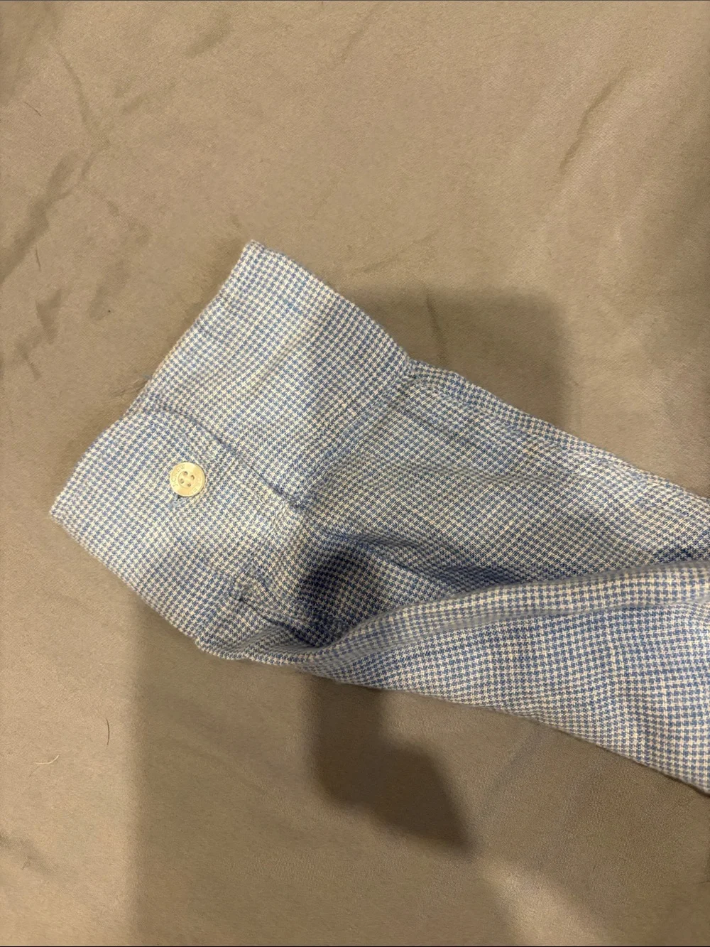 JCrew Light Blue Linen Button-Down Shirt